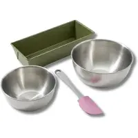Zenker Bakkersset met cakevorm 30 cm, 2 mengkommen en spatel