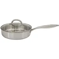 Fackelmann Sauteerpan 24 cm van 18/10 roestvrij staal Triply Vita3