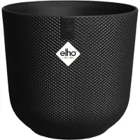 Elho Bloempot Jazz - Kunststof - Living Black - Diam.30xh27,5cm