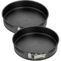 Zenker Set van 2 springvormen met scharnier 28 cm Black Metallic