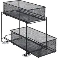 Zeller Kast etagère - kastmand - kastmand Keukenmand GIOMA, 2 niveaus, WENKO