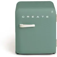 Create - Koelkast in retrostijl - Sage - Handvat Gebroken wit - FRIDGE RETRO 48L