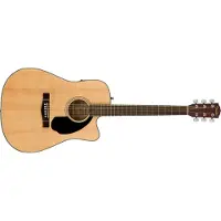 Fender CD-60SCE Dreadnought Electro Acoustic Natural