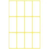 Kangaro Etiket wit 38x18mm pak a 10 stuks wit Etiket