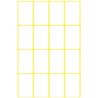 Kangaro Etiket wit 29x18mm pak a 10 stuks wit Papier Etiket