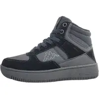 Kappa Kinderschuhe Jungen Schnürstiefel Schwarz Freizeit