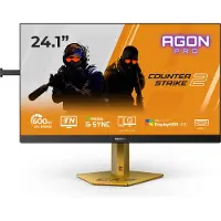 AOC Ecran PC Gaming CS24A 24.1" 610 Hz Full HD Noir et Orange
