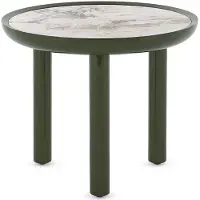 Kartell K-Top Tafel Ø 60 cm x H 50 cm | Symphonie|Green