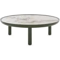 Kartell K-Top Tafel Ø 105 cm x H 35 cm | Symphonie|Green