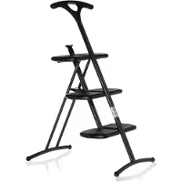 Kartell Tiramisu' Ladder Metallized Dark Grey