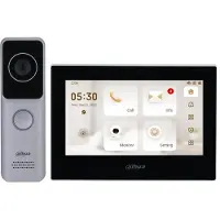 Dahua Video intercom set KTW02 incl. VTO2311R-WP en VTH2621G-WP, PoE/WiFi