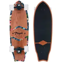 Tempish Tropic T Surfskate Longboard - 31 inch (79 cm) - Surf-Style Cruiser