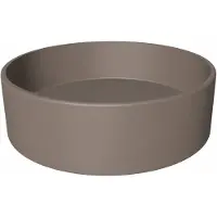 Xenz Coco keramische waskom 40cm coffee mat
