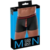Svenjoyment Underwear Opvallende Short met Rode Rits Maat XL