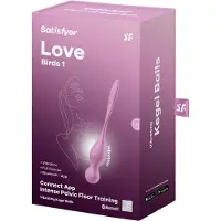 Satisfyer Love Birds 1 - App-gestuurde vibrerende geishabal (roze)