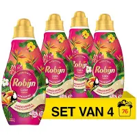 Robijn Klein & Krachtig Collections Vloeibaar Wasmiddel - Tropical - 6 x 22 wasbeurten
