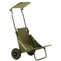 Buteo Photo Gear Transport Trolley Bosgroen met Zonnedak
