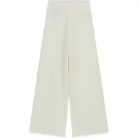 GUESS Wide leg stoffen broek met labelapplicatie, model 'OLYMPE'