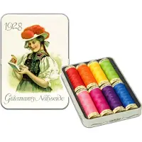 Adlibris Nostalgiedoos opvallende kleuren, 8st
