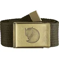 Fjällräven Riem Unisex Canvas Brass Belt Dark Olive-120 cm