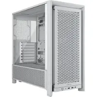 Corsair PC-behuizing FRAME 4000D RS Mid-tower Wit met zijpaneel van gehard glas