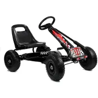Lean cars Loopfiets, zwart, model A-15, met luchtbanden