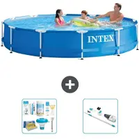 Intex Framezwembad, rond - 366x76 cm - 3-delig, model S31603