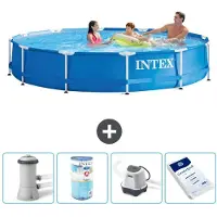 Intex Framezwembad, rond - 366x76 cm - 5-delig, model S31596