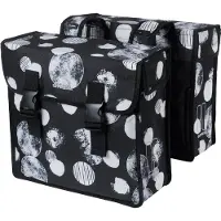 Basil Mara XL Sphere - Dubbele Fietstas - 35 liter - zwart/grijs