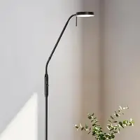 LumenXL Vloerlamp Lumina in zwart met geïntegreerde LEDs