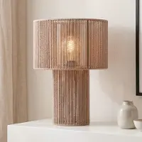 LumenXL Tafellamp Rilva van natuurlijk katoentouw