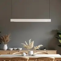 LumenXL Hanglamp Abby - wit met geïntegreerde LED en instelbaar wattage