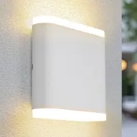 LumenXL Platte buiten wandlamp 6W Arianna - wit