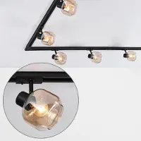 LumenXL 1-fase railsysteem set van 3 meter met Juna spots, amber glas