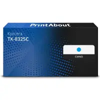 PrintAbout Toner TK-8325C Cyaan geschikt voor Kyocera
