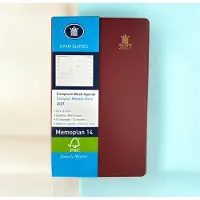 Ryam Zakagenda 2027 - Memoplan 14 BORDO (15cm x 9cm)