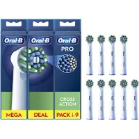 Oral-B Crossaction Opzetborstels Wit