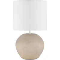 Lyora Tafellamp Mizu crème met witte kap