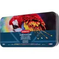 Derwent Chromaflow Kleurpotloden in Blik - Set van 150 Potloden met Zachte Kern - Assorti