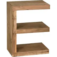 Wohnling Bijzettafel MUMBAI acacia bruin 60 cm Bruin