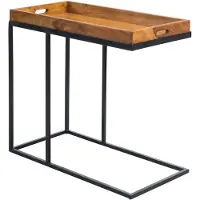 Wohnling Bijzettafel sheeshamhout 70x65 cm