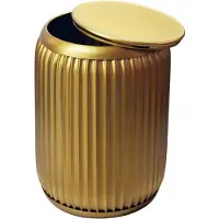 Wohnling Bijzettafel metaal goud 35 cm afneembaar