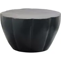 Wohnling Salontafel aluminium zwart 60 cm rond