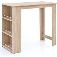Wohnling Bartafel sonoma 120 cm breed - WL5.733