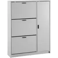 Wohnling Schoenenkast wit 90x120x24 cm