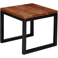 Wohnling Bijzettafel sheeshamhout 45x40x45 cm