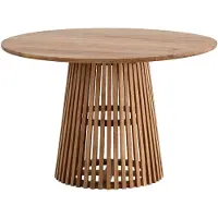 Wohnling Eettafel acaciahout bruin rond 120 cm