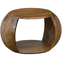 Wohnling Salontafel mangohout 60 cm rond