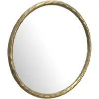 Wohnling Spiegel goud rond 60 cm