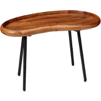 Wohnling Salontafel sheeshamhout niervorm 71 cm breed WL5.670